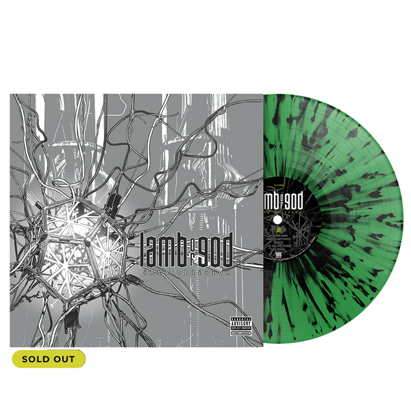 Into Oblivion Limited Edition Deluxe Green Black Splatter LP (Webstore Exclusive)