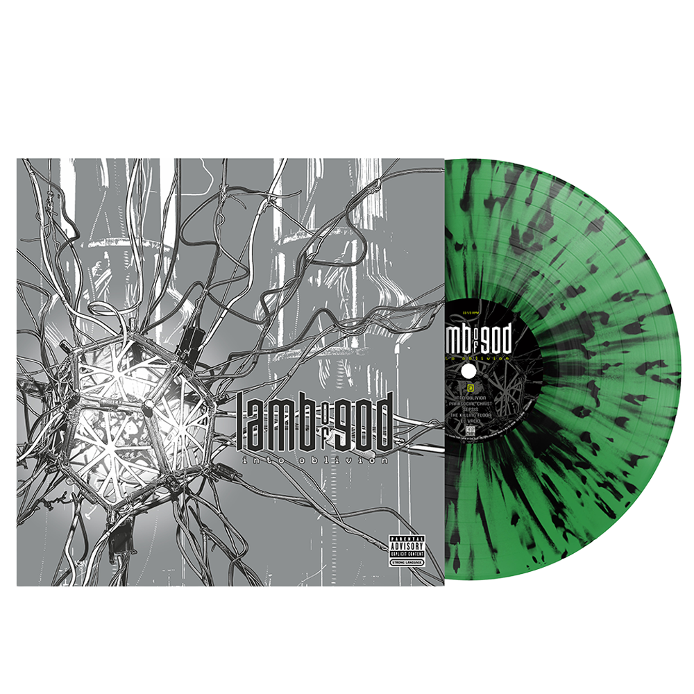 Into Oblivion Limited Edition Deluxe Green Black Splatter LP