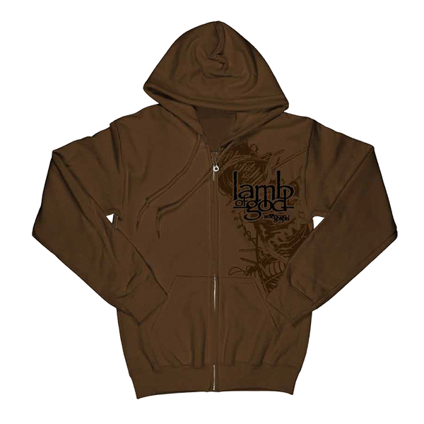 New American Gospel Brown Zip Hoodie
