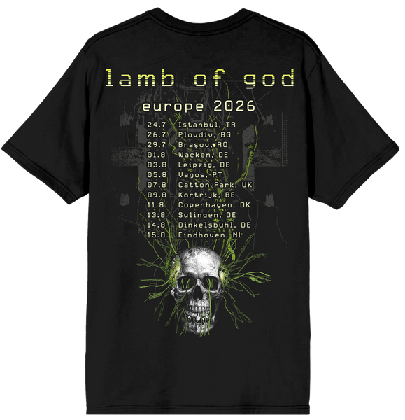 Into Oblivion Skull Itin Black Tee