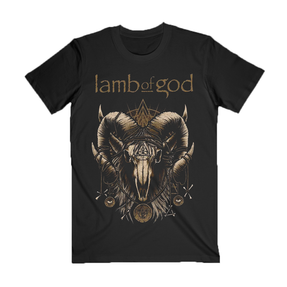 Ram Skull Black Tee – Lamb of God